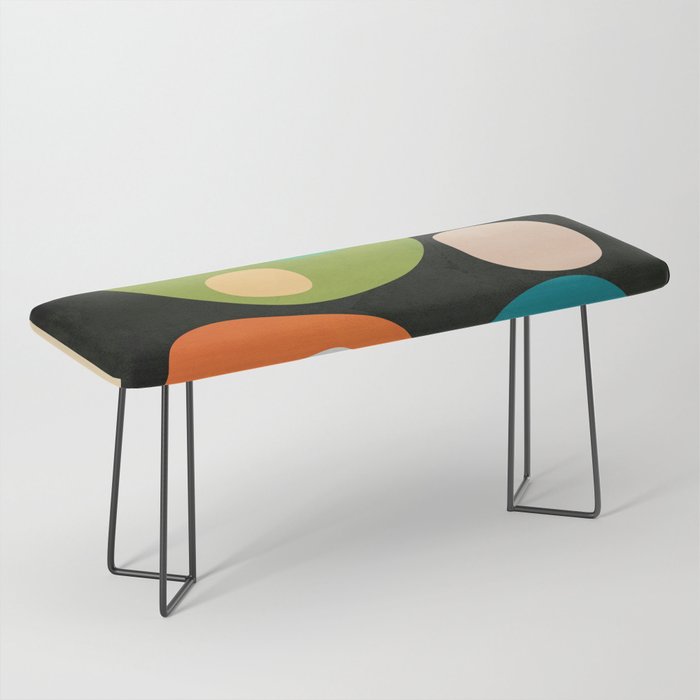 Mid-Century Abstract Balance 13 Bench Gallery Image 1