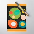 Mid-Century Abstract Balance 13 Wrapping Paper Gallery Image 1
