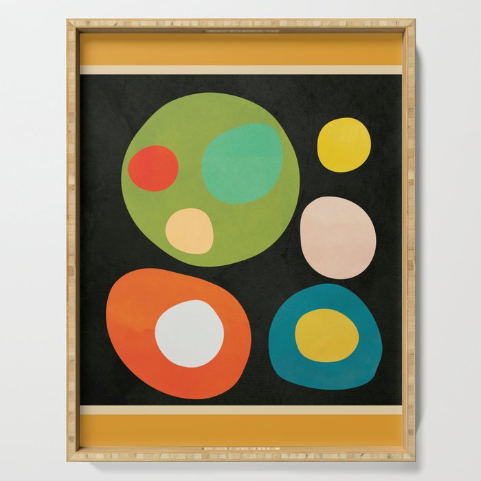 Mid-Century Abstract Balance 13 Serving Tray Gallery Image 1