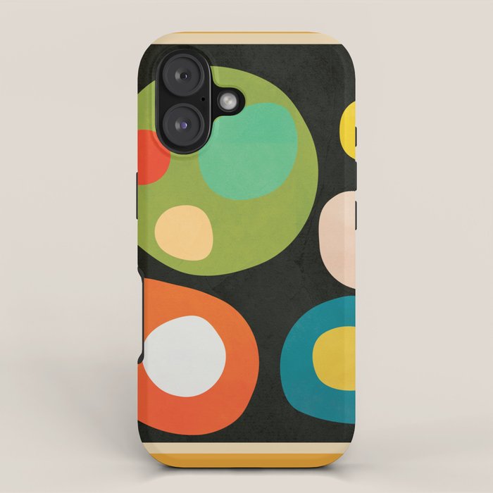 Mid-Century Abstract Balance 13 iPhone Case Gallery Image 1