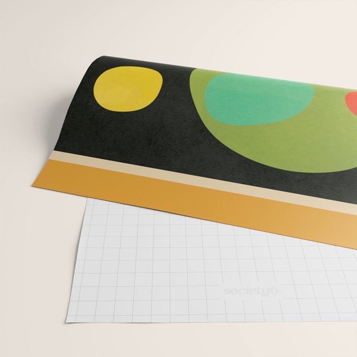 Mid-Century Abstract Balance 13 Wrapping Paper Gallery Image 2