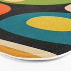 Mid-Century Abstract Balance 13 Bath Mat Gallery Image 3