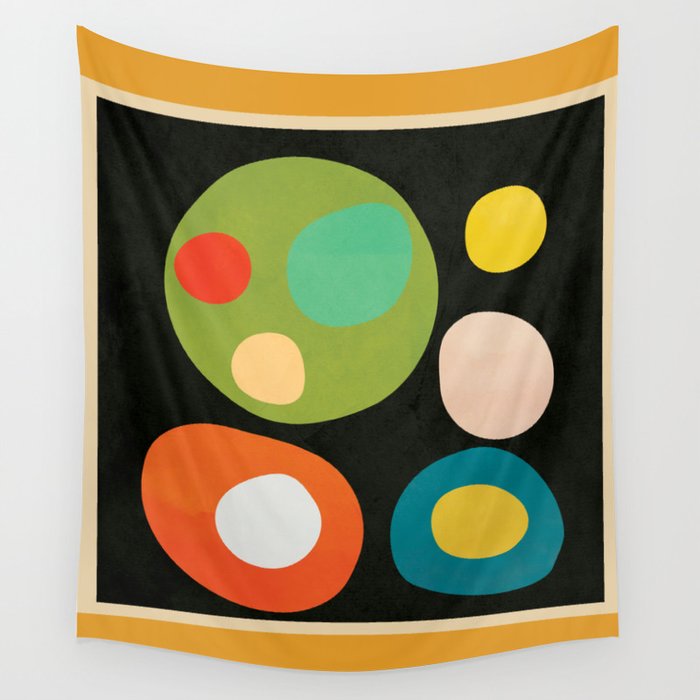 Mid-Century Abstract Balance 13 Wall Tapestry Gallery Image 4
