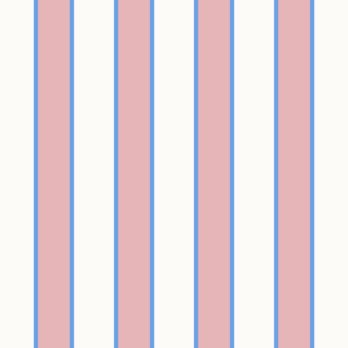 Vintage Cabana Stripe Pink And Blue Stripes Retro Boho Coastal Beach Vibe Coffee Mug Gallery Image 2