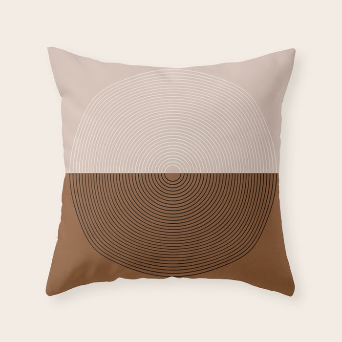 Circular Lines IX Throw Pillow Gallery Image 6