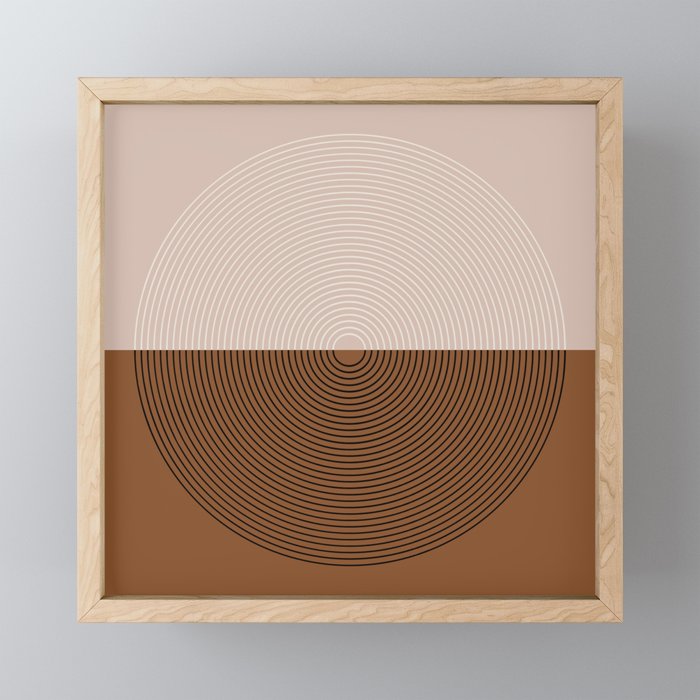 Circular Lines IX Mini Art Print Gallery Image 1