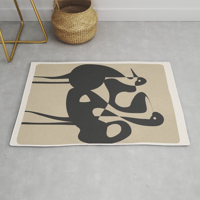 Abstract Pair Rug Gallery Image 1