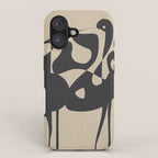 Abstract Pair iPhone Case Gallery Image 1