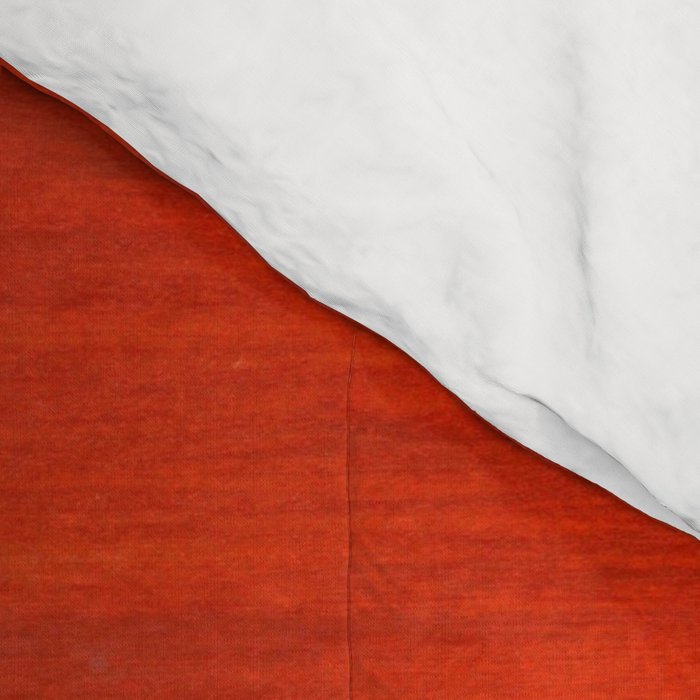 Burnt Orange Yellow Ochre Mid Century Modern Abstract Minimalist Rothko Color Field Squares Comforter Gallery Image 4