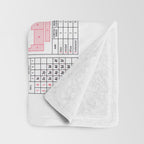Periodic Table of Elements A - White Throw Blanket Gallery Image 3