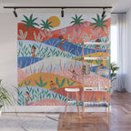 Surfer Girls Wall Mural Gallery Image 1