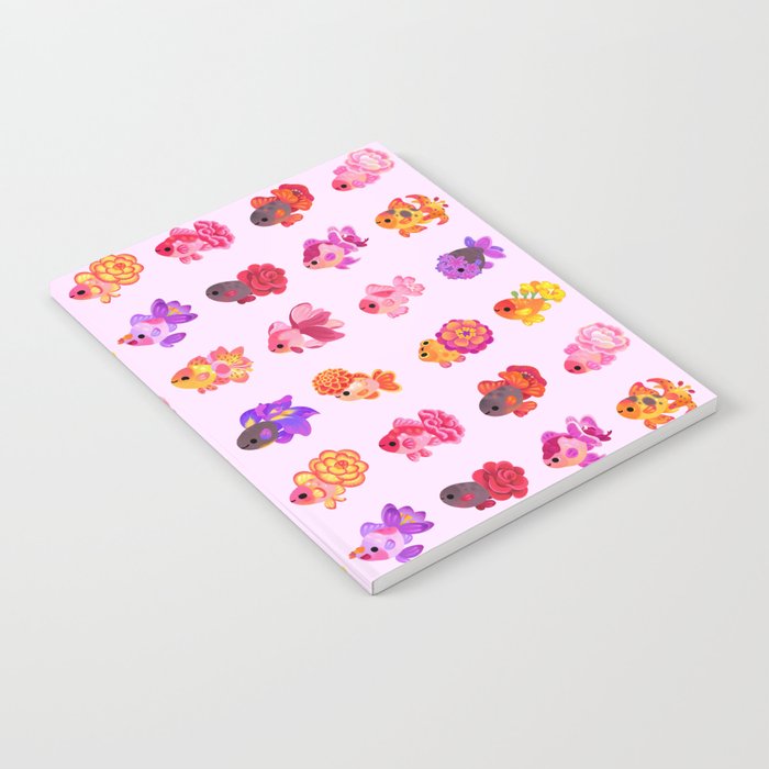 Flower goldfish - bright Notebook Gallery Image 1