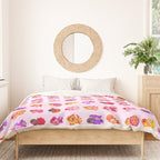 Flower goldfish - bright Duvet Cover Gallery Image 3
