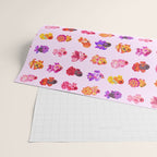 Flower goldfish - bright Wrapping Paper Gallery Image 2