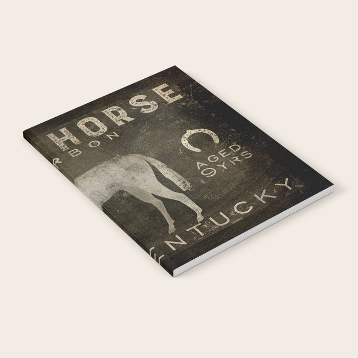White Horse Bourbon Whiskey Kentucky USA Notebook Gallery Image 2