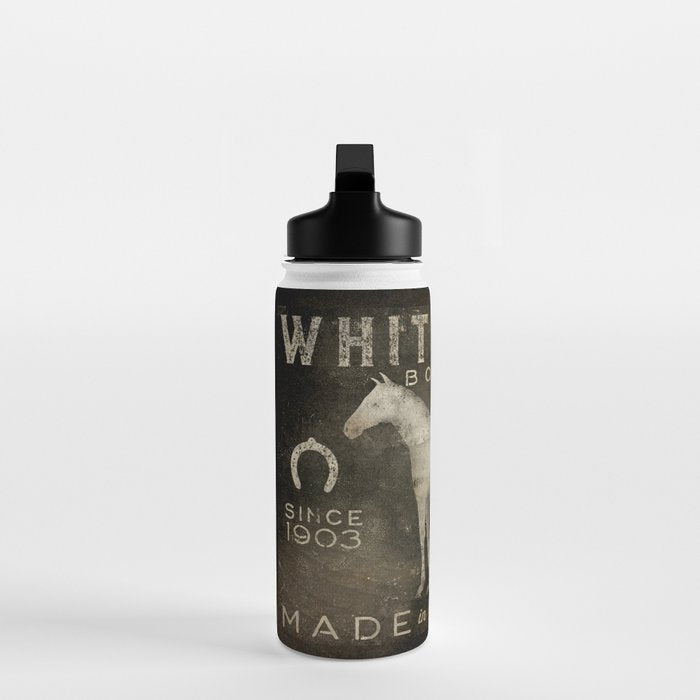 White Horse Bourbon Whiskey Kentucky USA Water Bottle Gallery Image 3