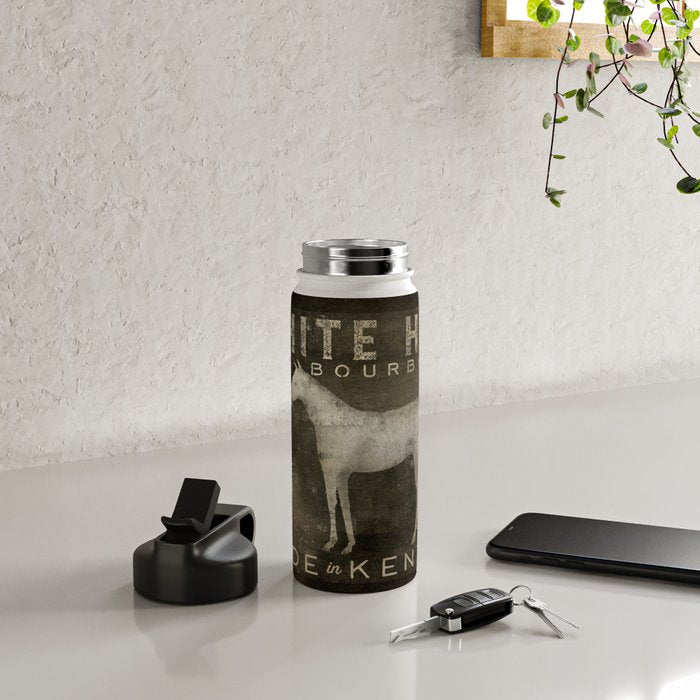 White Horse Bourbon Whiskey Kentucky USA Water Bottle Gallery Image 4