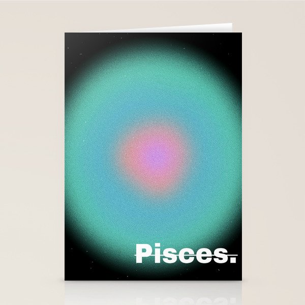 Pisces Stationery Card Gallery Image 2