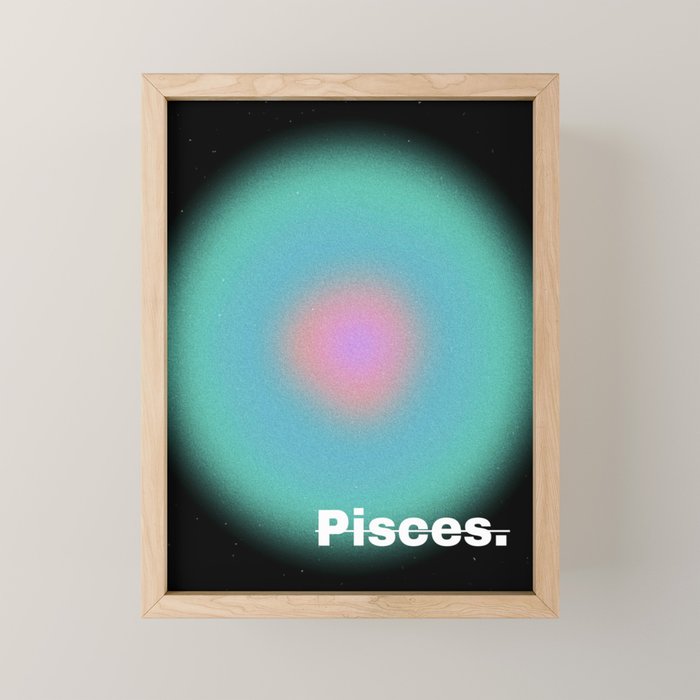 Pisces Mini Art Print Gallery Image 1