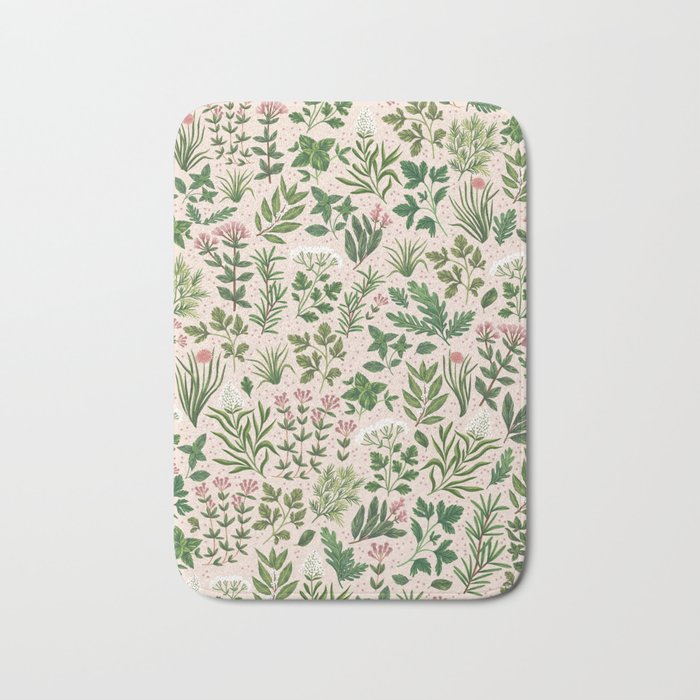 Herbs & Spices - beige Bath Mat Gallery Image 1