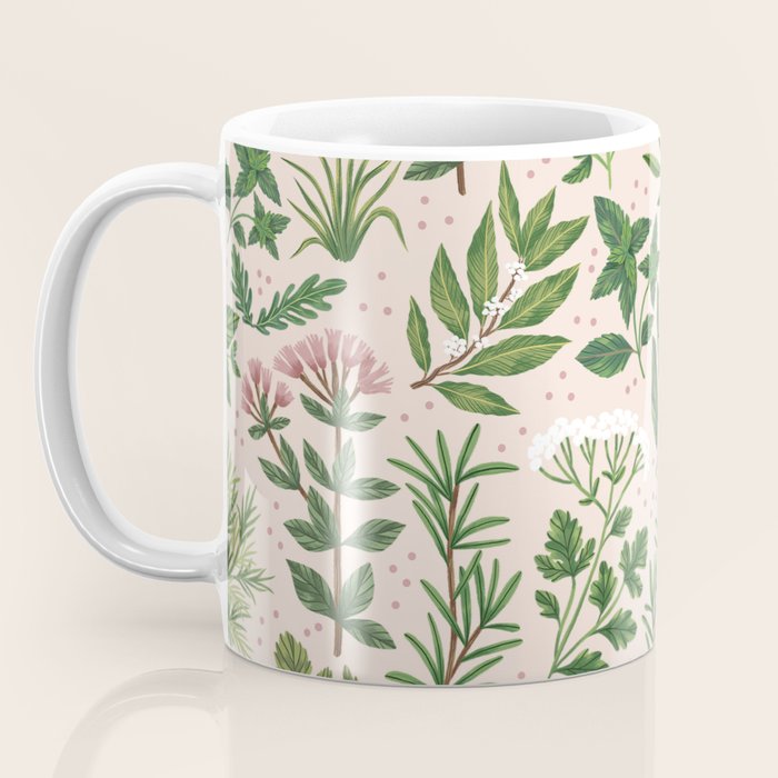 Herbs & Spices - beige Coffee Mug Gallery Image 3