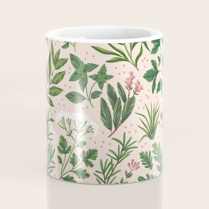 Herbs & Spices - beige Coffee Mug Gallery Image 4