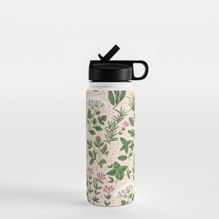 Herbs & Spices - beige Water Bottle Gallery Image 1