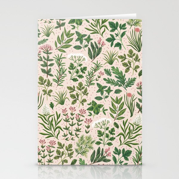 Herbs & Spices - beige Stationery Card Gallery Image 2