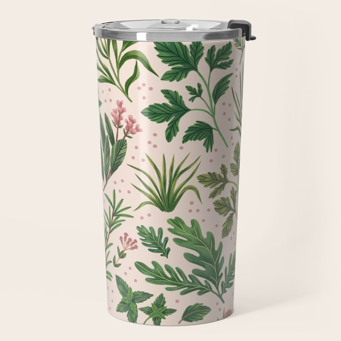 Herbs & Spices - beige Travel Mug Gallery Image 2