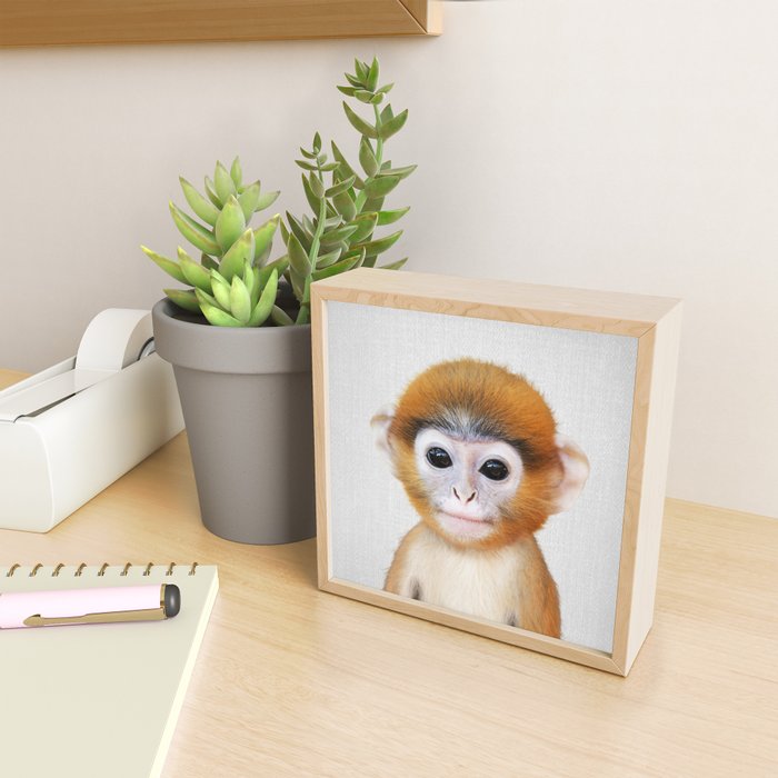 Baby Monkey - Colorful Mini Art Print Gallery Image 2