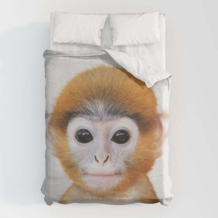 Baby Monkey - Colorful Duvet Cover Gallery Image 6
