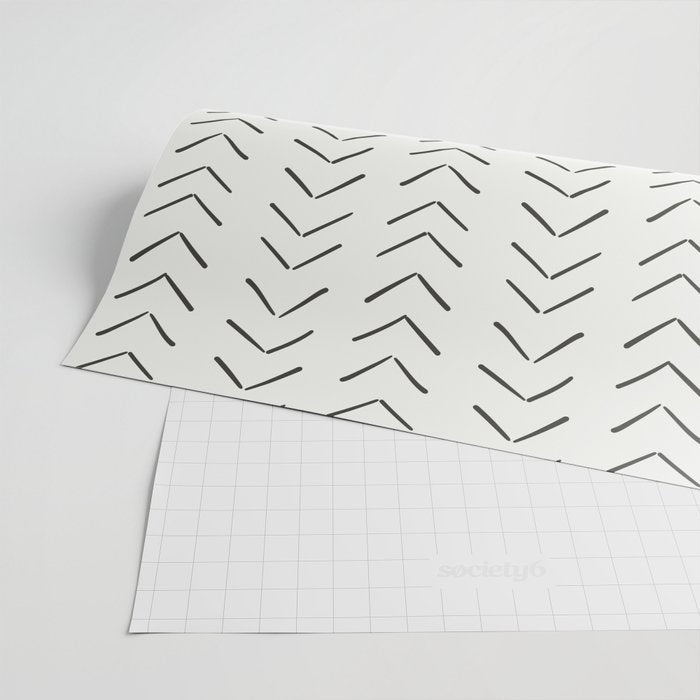 Boho Big Arrows in Cream Wrapping Paper Gallery Image 2