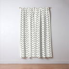 Boho Big Arrows in Cream Window Curtain Gallery Image 3