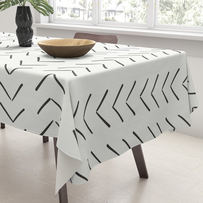 Boho Big Arrows in Cream Tablecloth Gallery Image 3