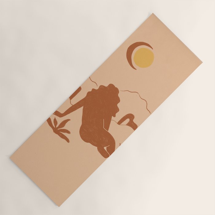 Looking At The Mountains Yoga Mat Gallery Image 1