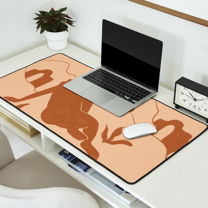 Looking At The Mountains Desk Mat Gallery Image 2