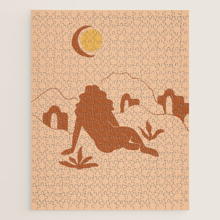Looking At The Mountains Jigsaw Puzzle Gallery Image 1