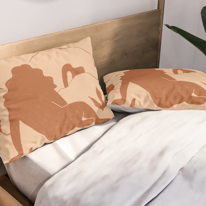 Looking At The Mountains Pillow Sham Gallery Image 2