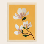 Golden Magnolia Blooms Poster Gallery Image 4