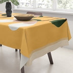 Golden Magnolia Blooms Tablecloth Gallery Image 3
