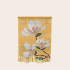 Golden Magnolia Blooms Wall Hanging Gallery Image 1