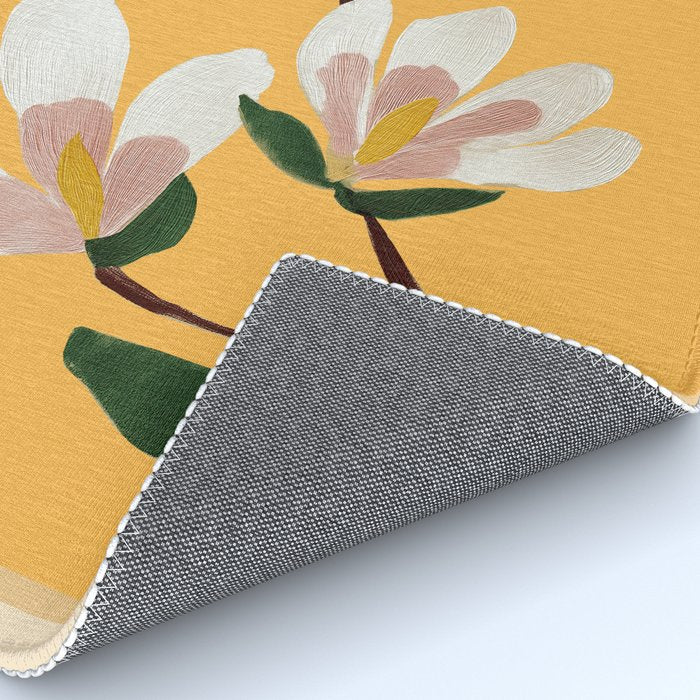 Golden Magnolia Blooms Rug Gallery Image 4