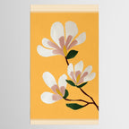 Golden Magnolia Blooms Tablecloth Gallery Image 2