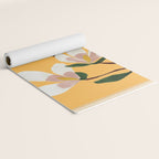 Golden Magnolia Blooms Yoga Mat Gallery Image 2