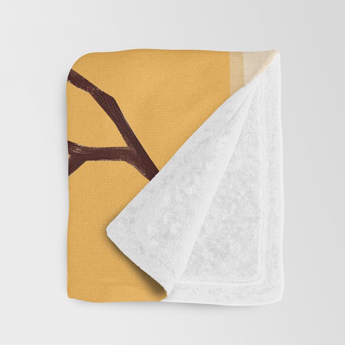 Golden Magnolia Blooms Throw Blanket Gallery Image 3