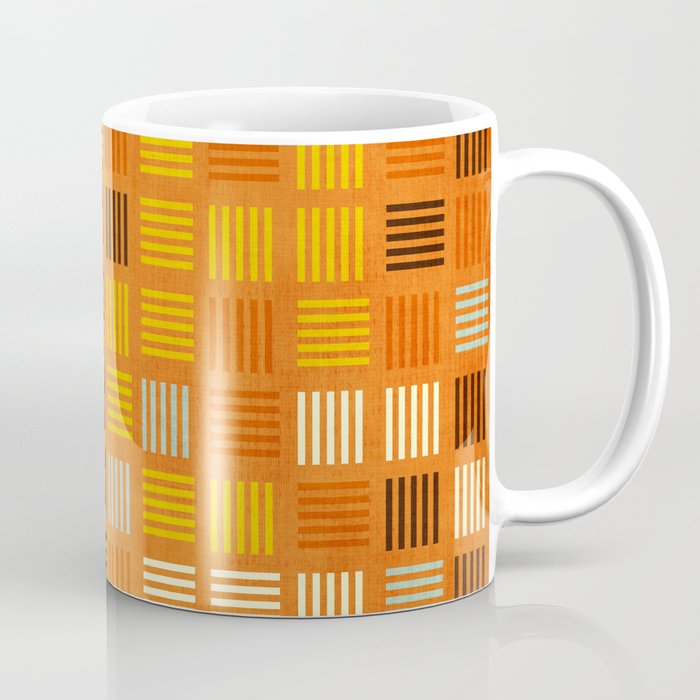 Geometric Modern Abstract Pattern Unique MCM Decor Coffee Mug Gallery Image 1