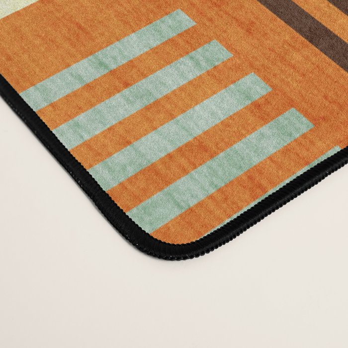 Geometric Modern Abstract Pattern Unique MCM Decor Desk Mat Gallery Image 4