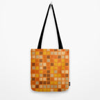 Geometric Modern Abstract Pattern Unique MCM Decor Tote Bag Gallery Image 2