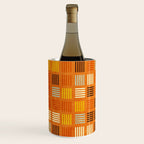 Geometric Modern Abstract Pattern Unique MCM Decor Wine Chiller Gallery Image 2