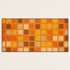 Geometric Modern Abstract Pattern Unique MCM Decor Desk Mat Gallery Image 3